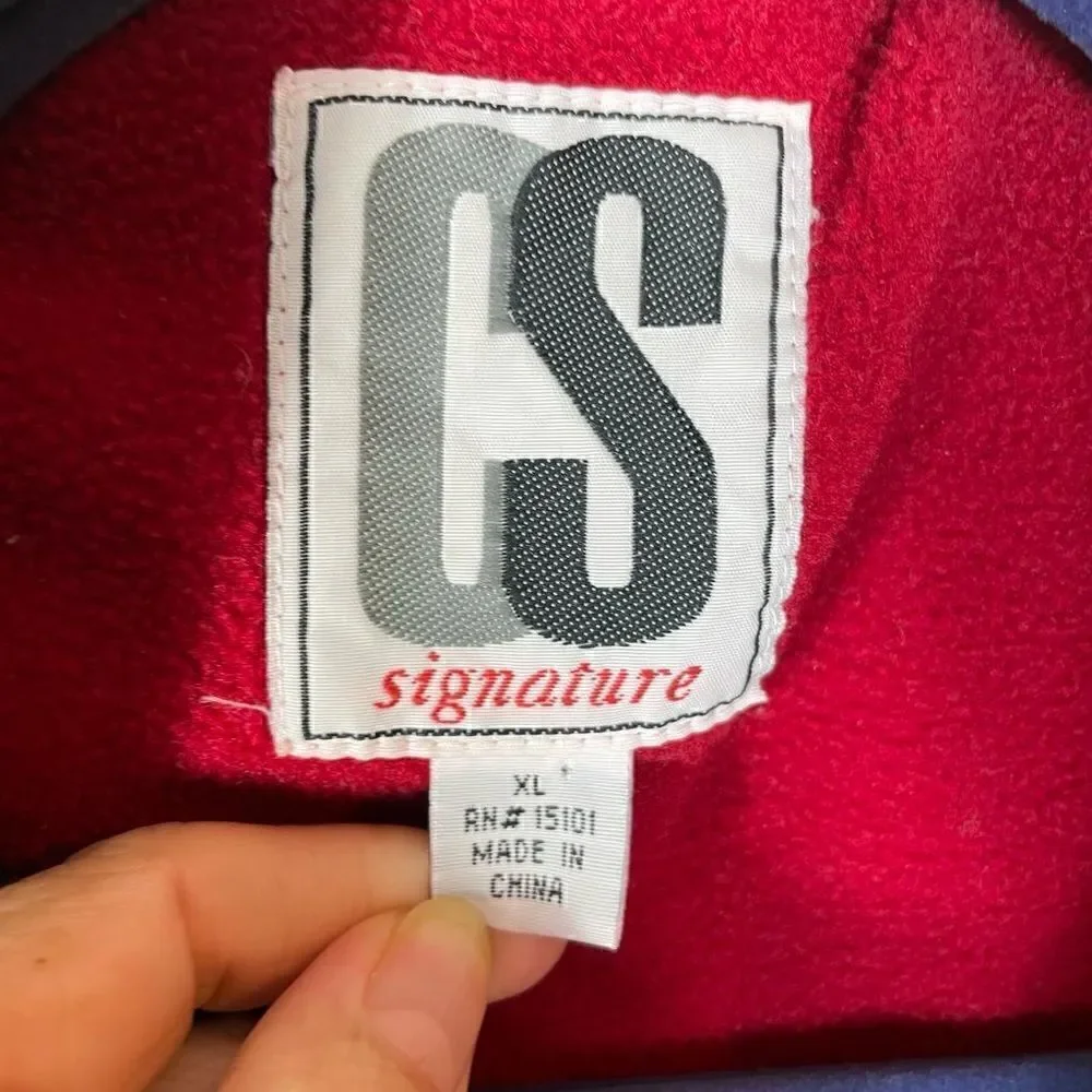 CS Signature fleece lined coat